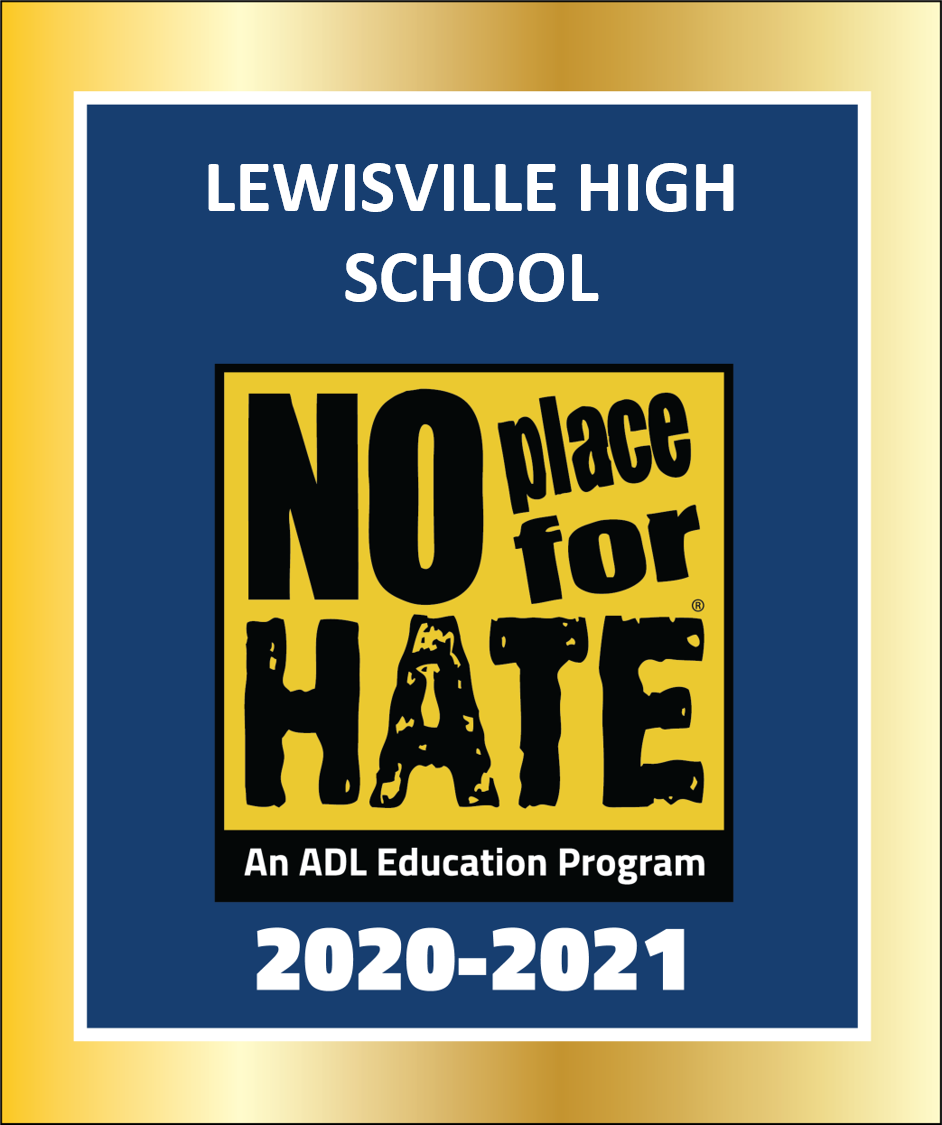 LHS No Place for Hate Banner LHS No Place for Hate Banner